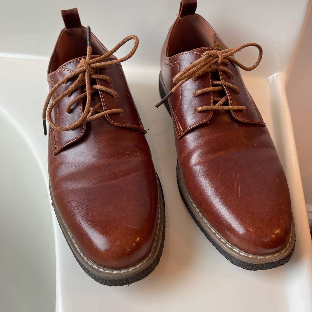 Boys Deer Stags Zander Lace-Up Dress Shoes.  Size 5.5